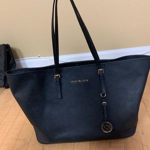 Michael Kors black large tote
